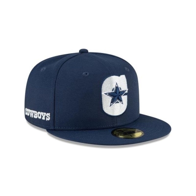 Dallas Cowboys Gorra | New Era NFL Logo Mix 59fifty Fitted Cap Mexico - Azules